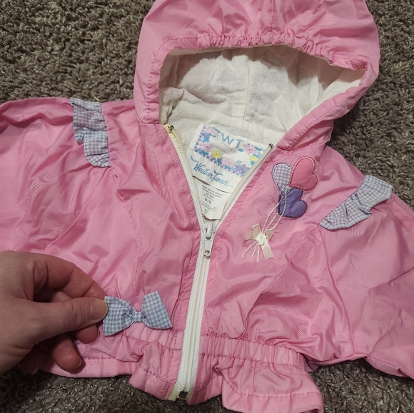 Vintage 80s Weather Tamer Baby Girl Jacket, Size 6-9months - Picture 2 of 5